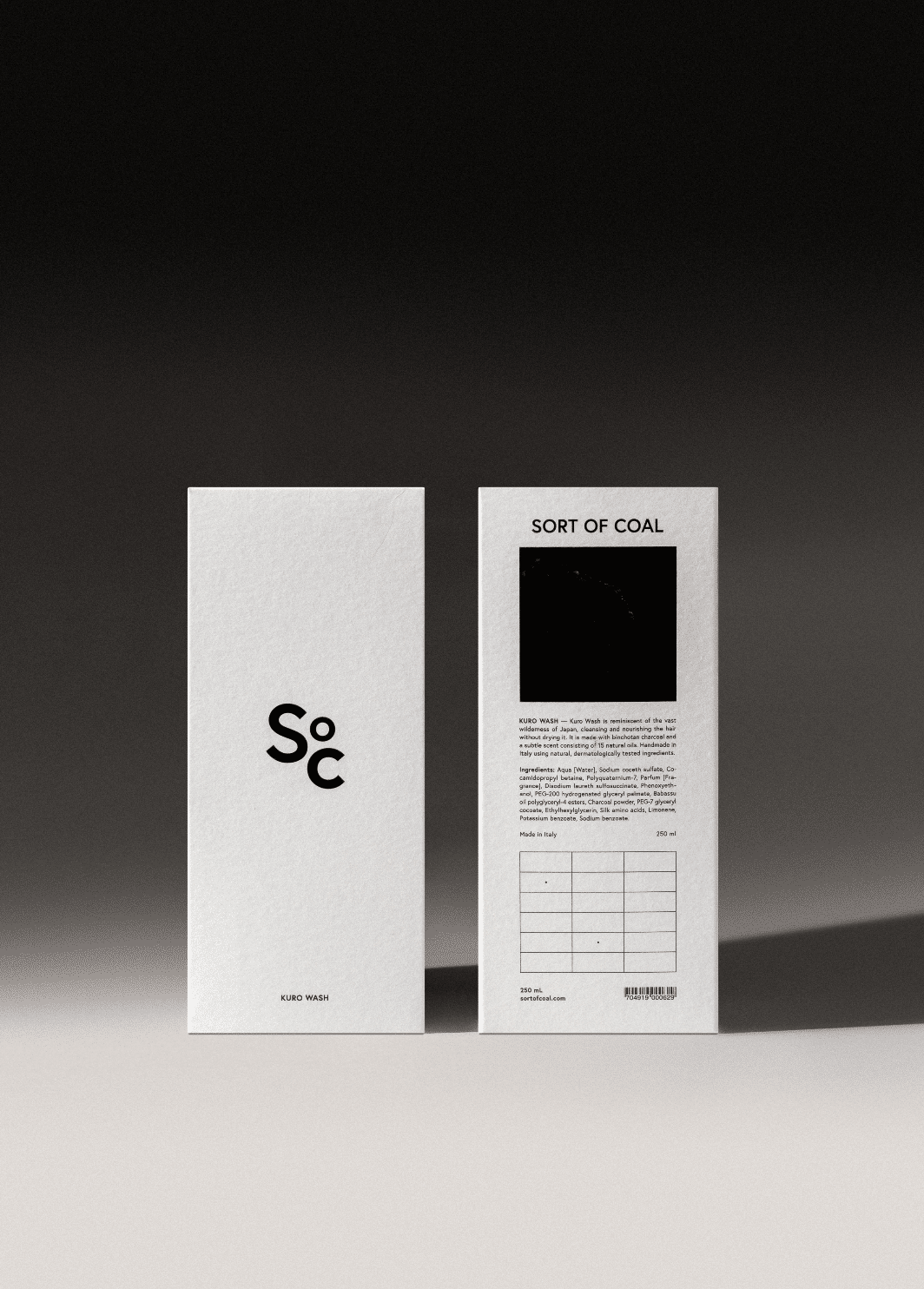 Sort of Coal - Wholesale Body Wash/Shower Gel - Kuro Wash4