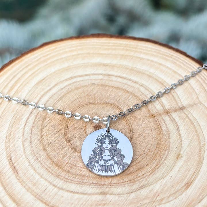 Arthousefern - Wholesale Pendant/Charm Necklace - Huldra necklace- Stainless Steel