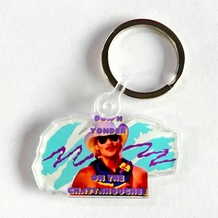 Porte-clés Down Yonder Chattahoochee pour la vente par Golden Leather Co.