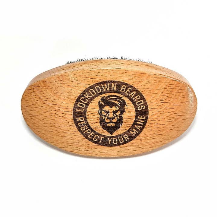 Spazzola per Barba con Setole Naturali di Cinghiale per la vendita all'ingrosso da parte di Lockdown Beards