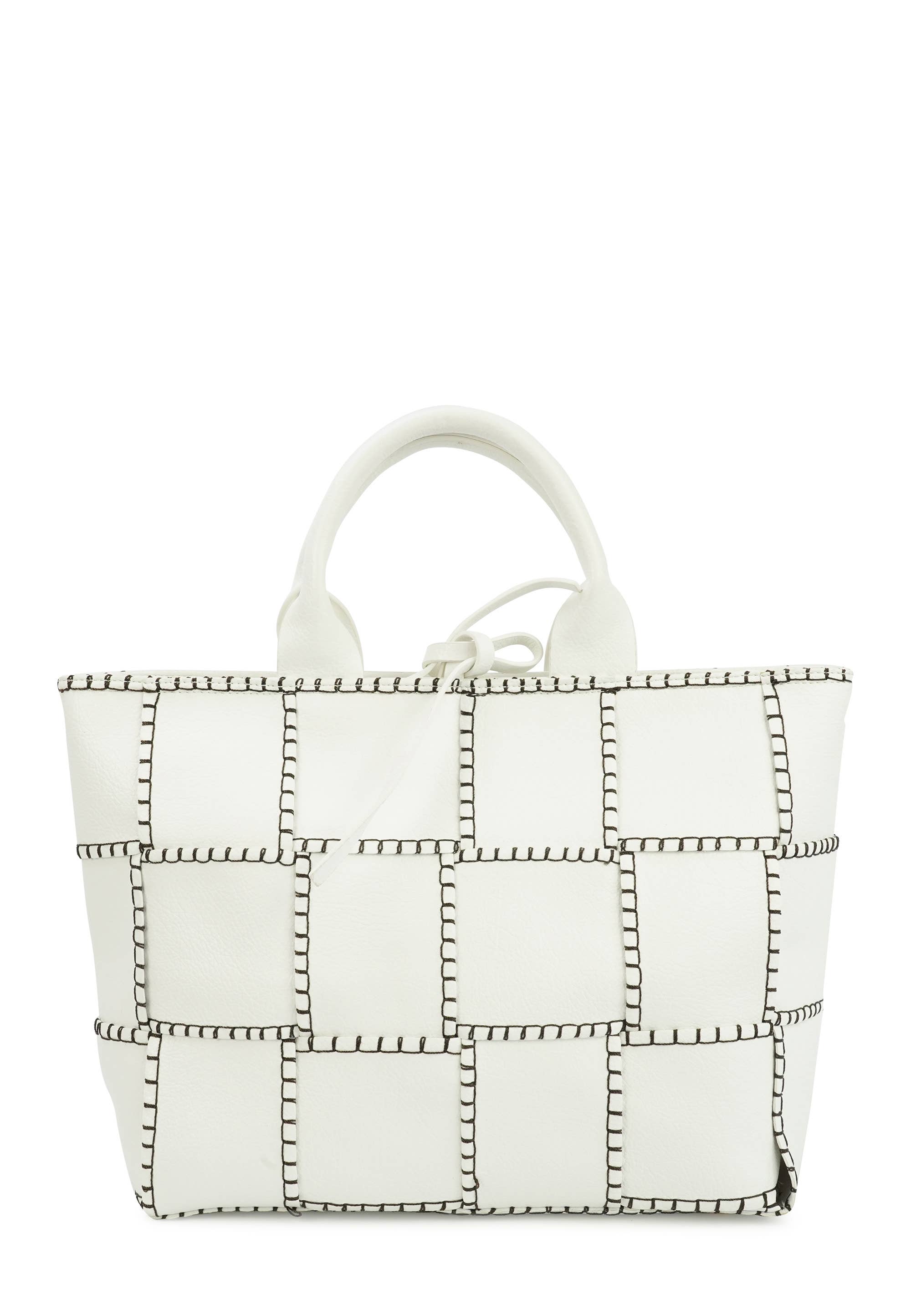 HJS - Venta al por mayor Bolso con asas - Mujer - Bolso 'SADLE' - Elegante diseño trenzado16