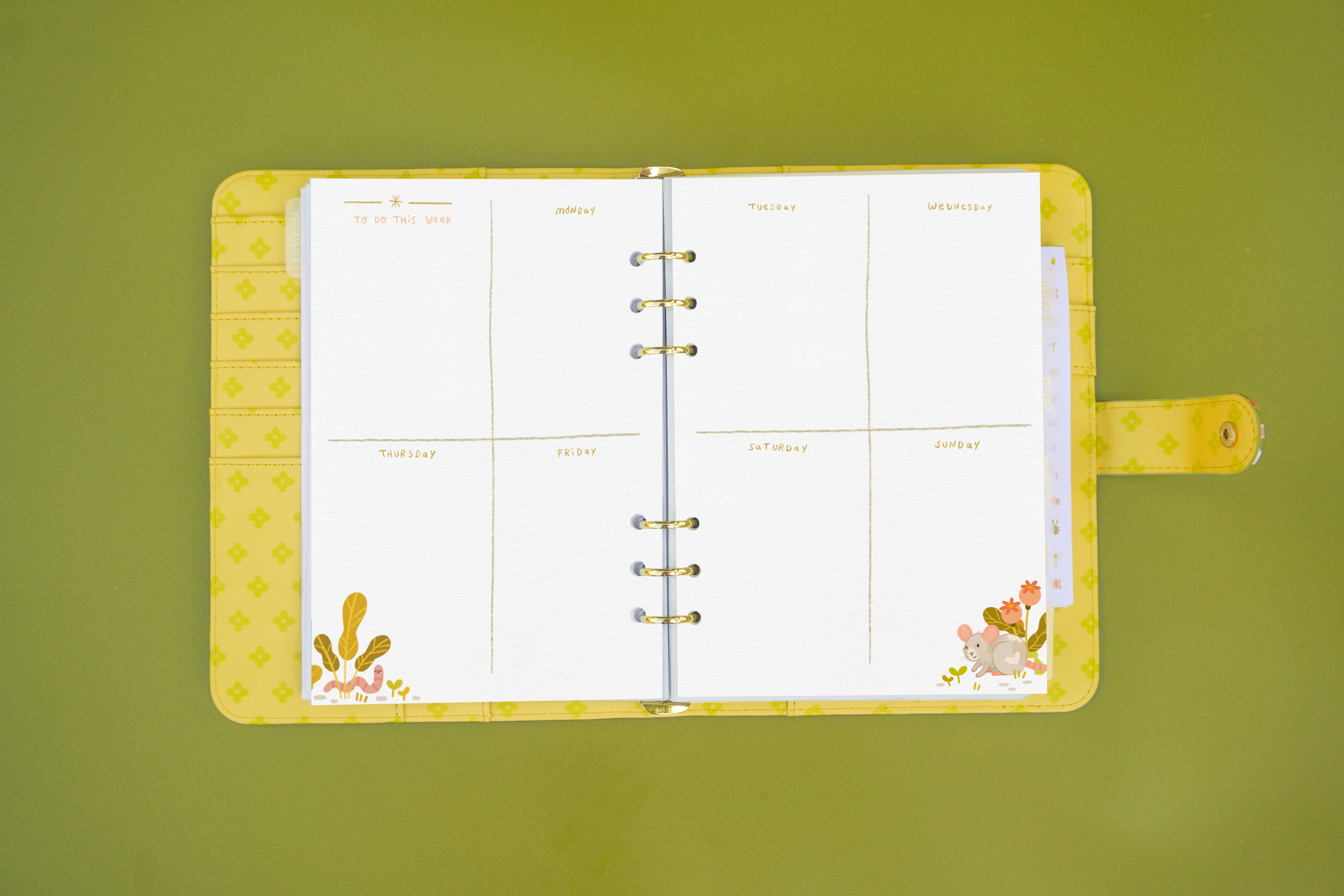 Ocean Hughes - Wholesale Planner - A5 Monthly & Weekly Planner Inserts9