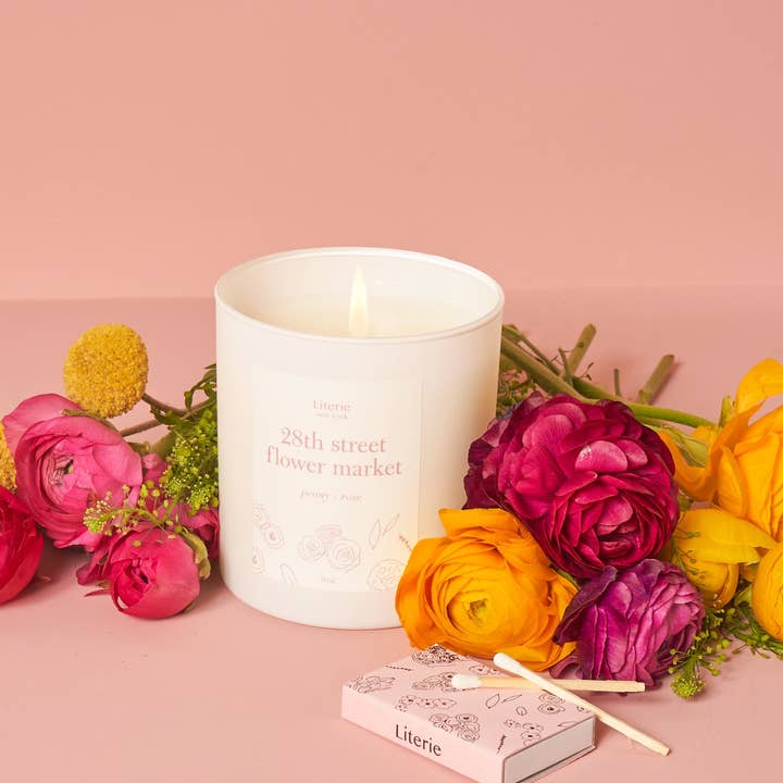 Literie - Wholesale Jar/Filled Candle - 28th Street Flower Market1