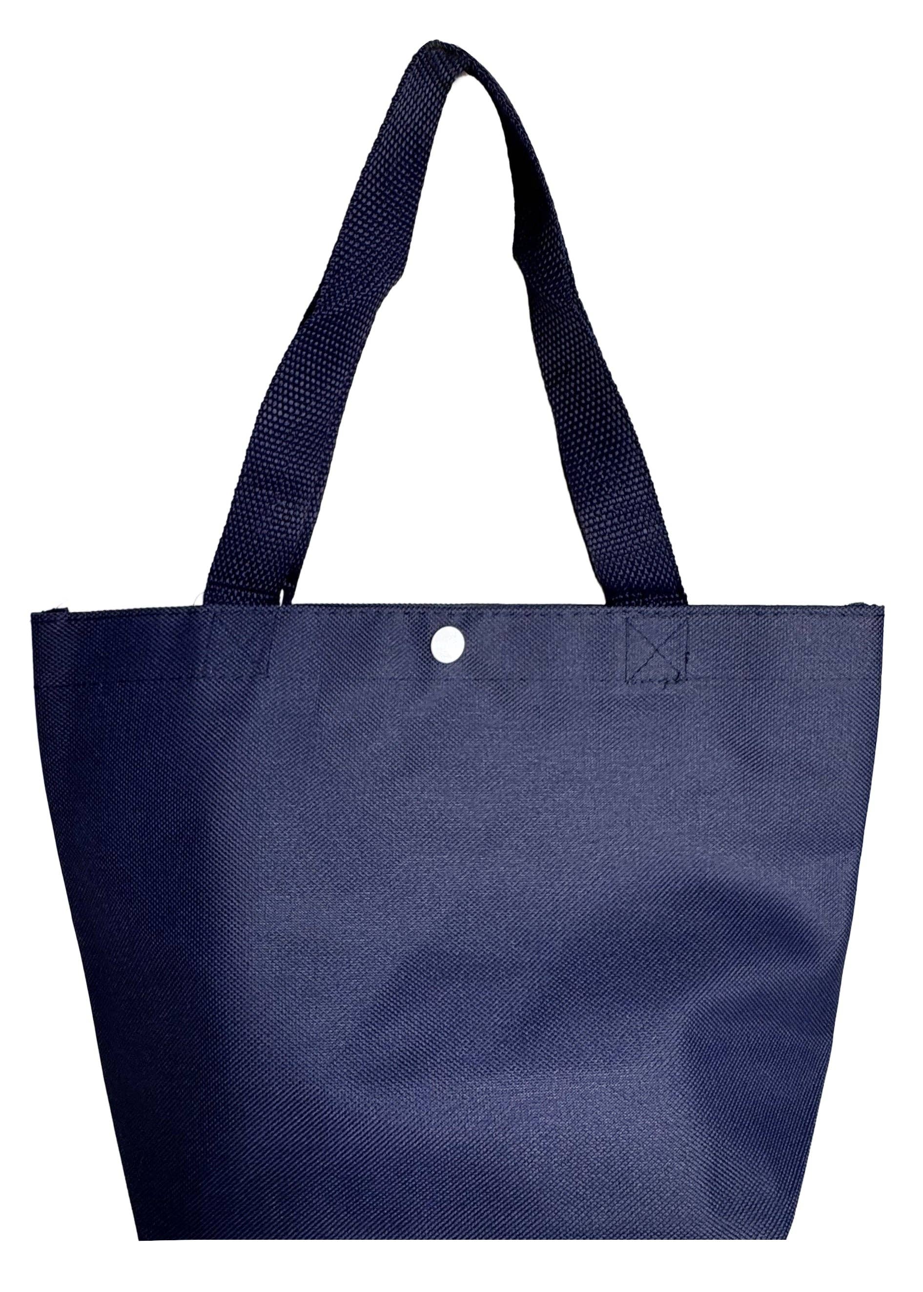 LASR – wholesale Lunch bag/box – Peanuts Snoopy and Friends Canvas Navy Lunch Tote3