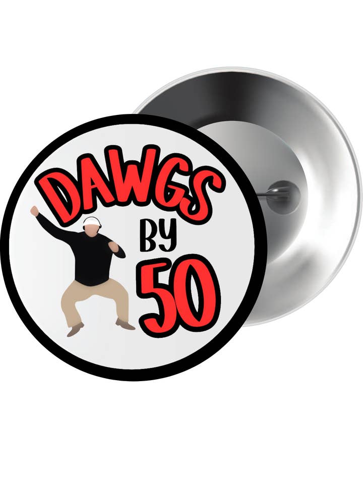 Dawgs fra 50 Button for engroshandel hos Grace Ann Designs