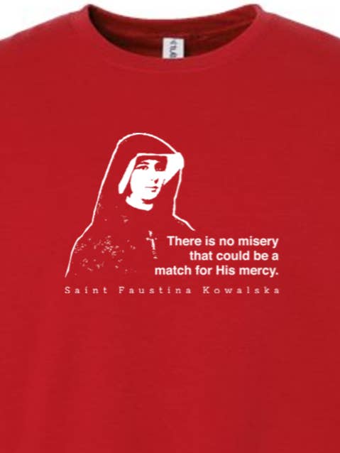 Sock Religious - Wholesale Graphic Sweatshirt - Unisex - Mercy Message - St. Faustina Kowalska Crewneck Sweatshirt3