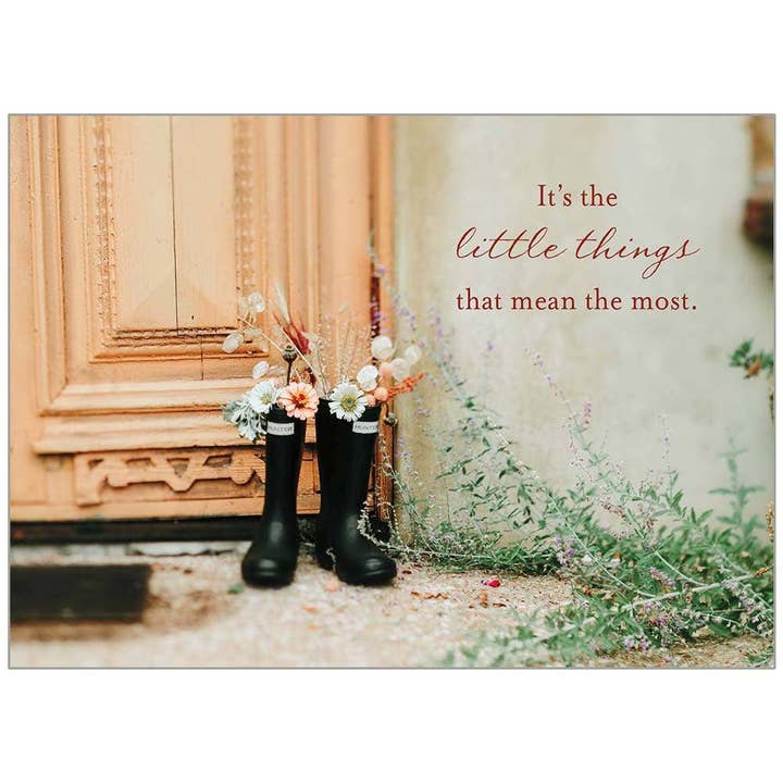 Stövlar på tröskeln - Tackkort för wholesale av Legacy