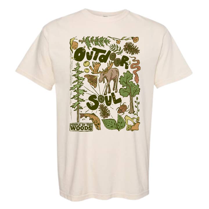 Outdoor Soul Tee - Nature-Inspired Graphic Shirt for wholesale by People of the Woods