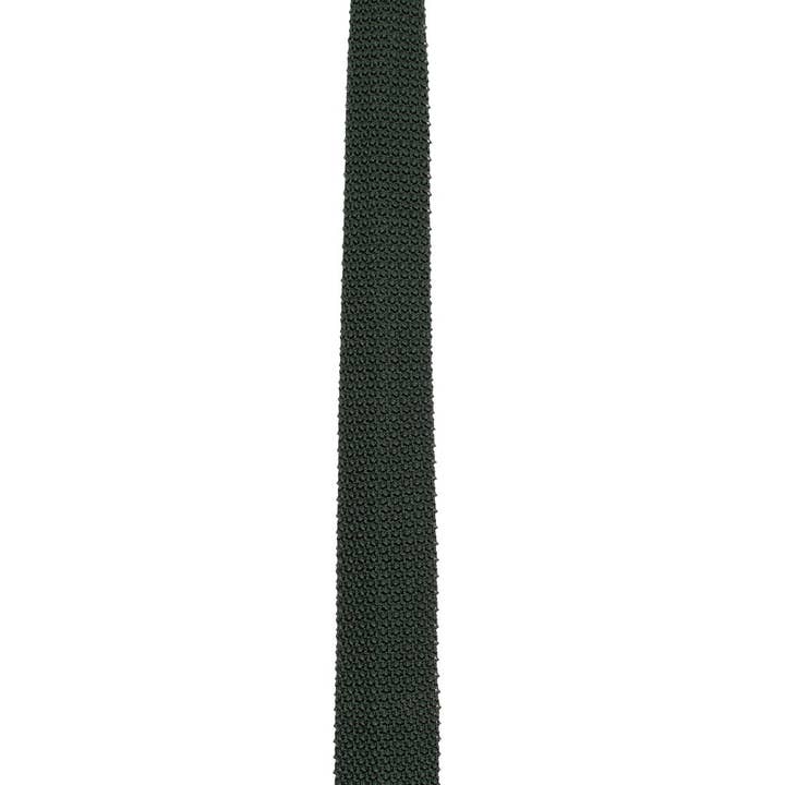 Graffeo Cravatte - Wholesale Necktie – Men’s - Pine Green Solid Color Silk Knit Tricot Tie TRI8972