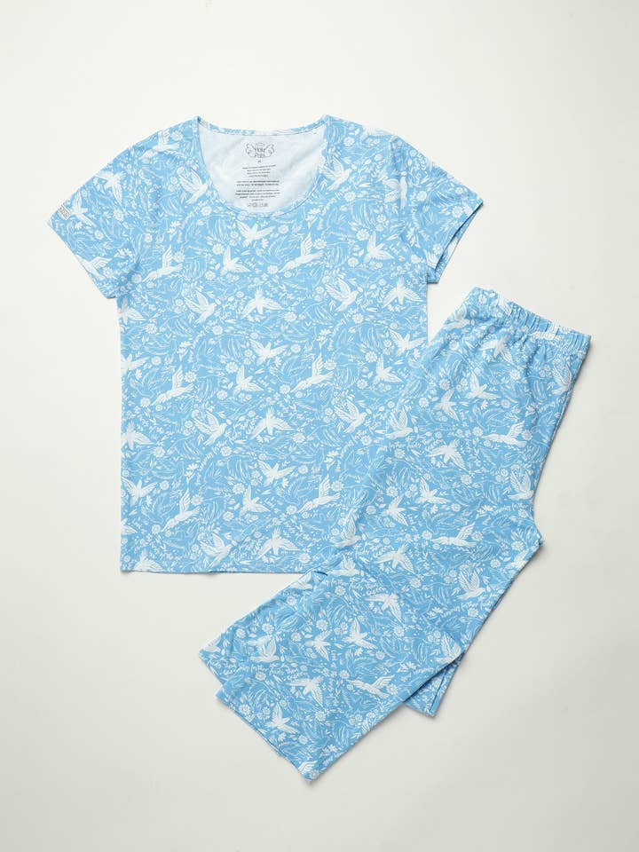 Birds of the Air Women's PJ Set Cotton for wholesale by Holy Pals