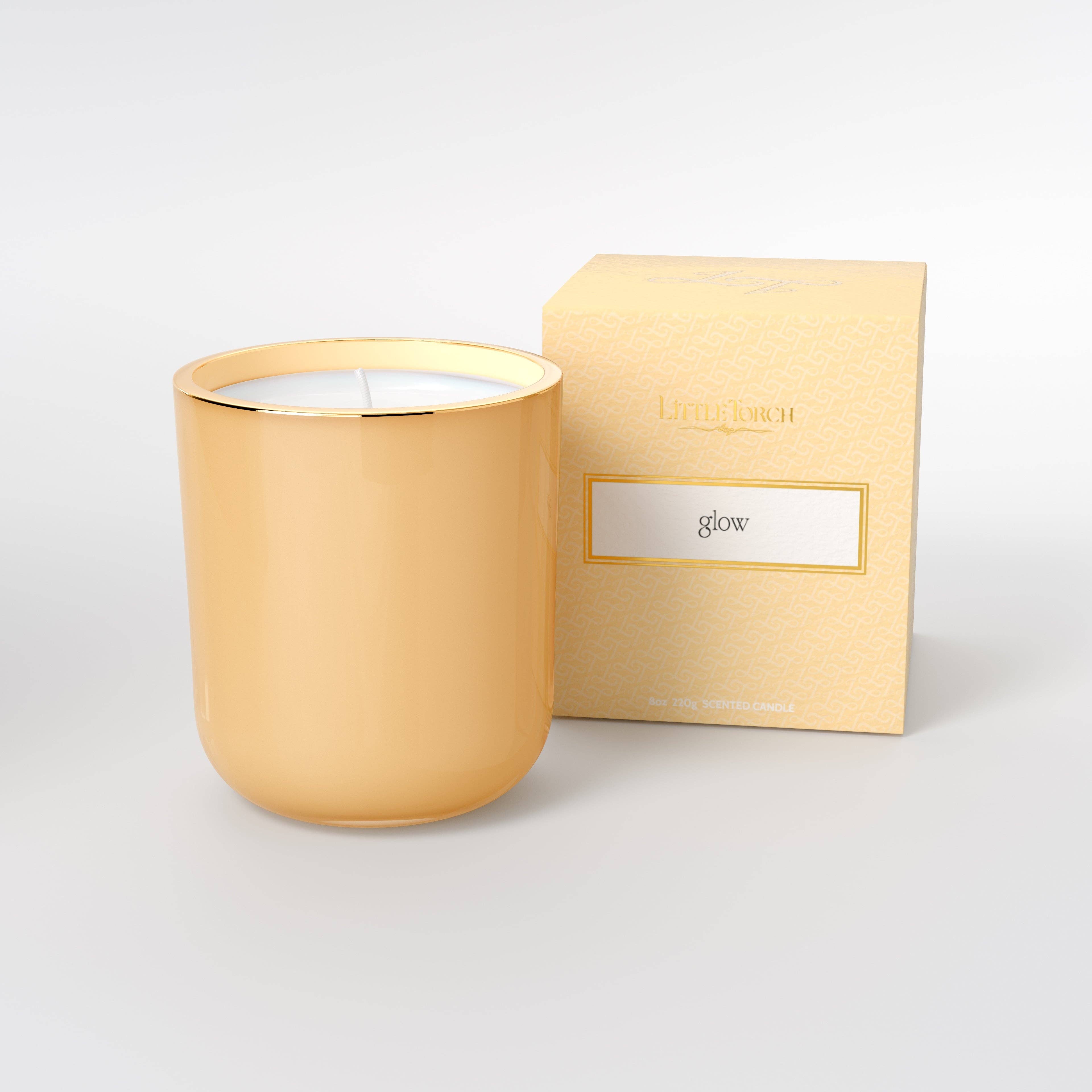 Little Torch - Wholesale Jar/Filled Candle - glow candle (lemon, grapefruit, and orange)4