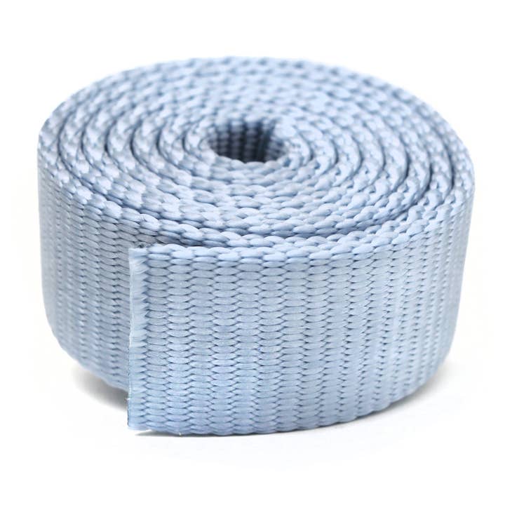 Sangle en nylon bleu clair - 4 largeurs robustes pour la vente par Such Good Supply