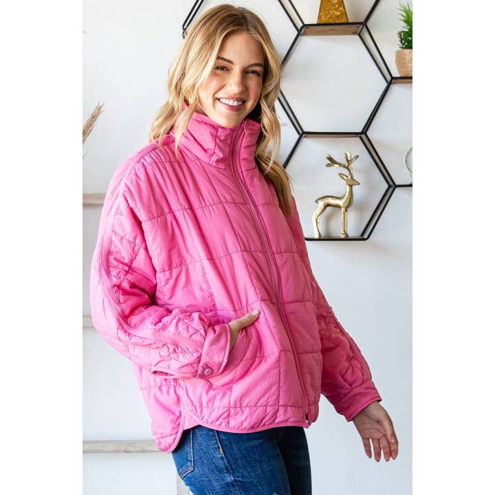 Veveret – wholesale Jacket – Women's – Zip Up Packable Puffer Jacket40