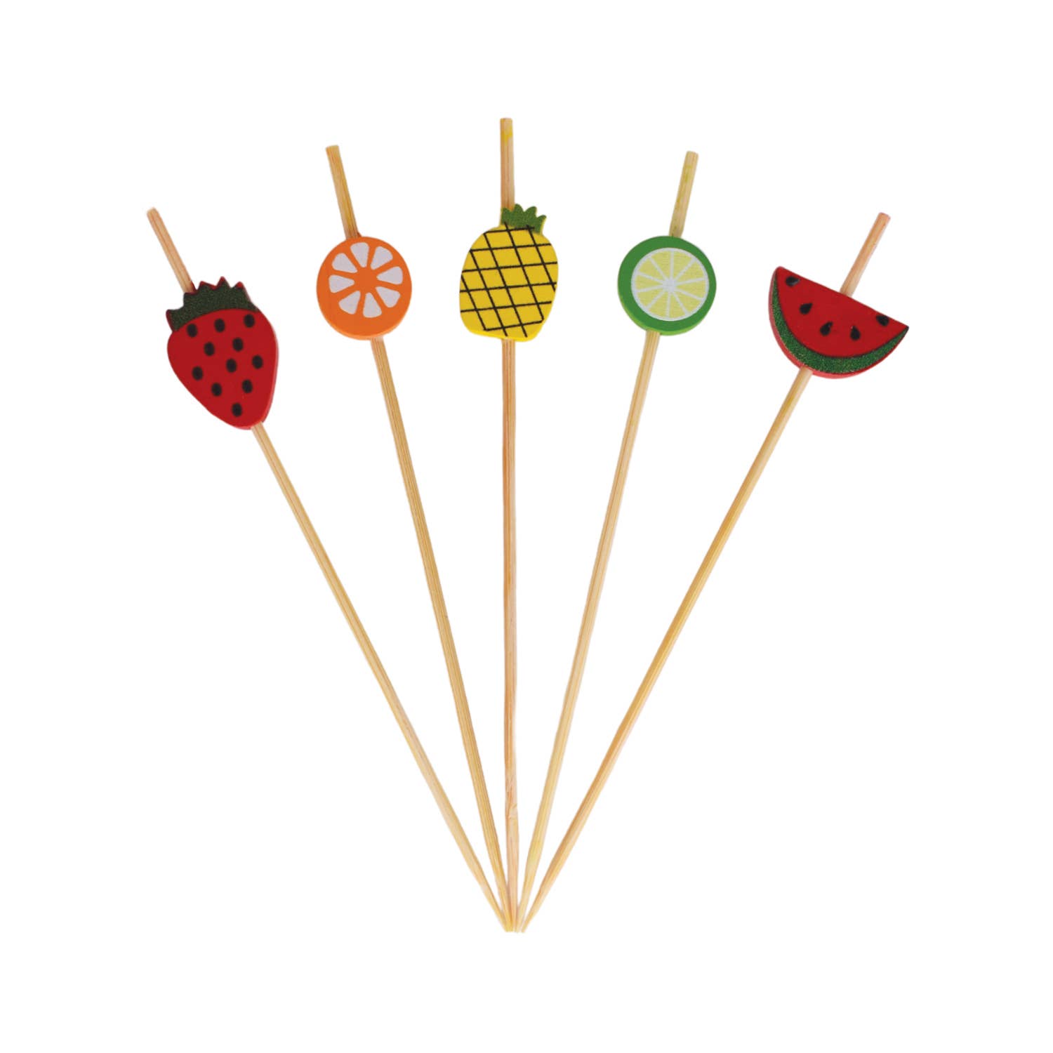 Sweet Divide - Wholesale Cocktail Pick - 4.75" Cocktail & Appetizer Picks - Fruit Counter - 40 Pk CDU1