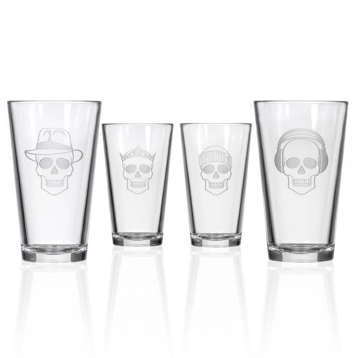 Numbskulls 16oz Beer Pint Glass | Set of 4 for wholesale by Rolf Glass