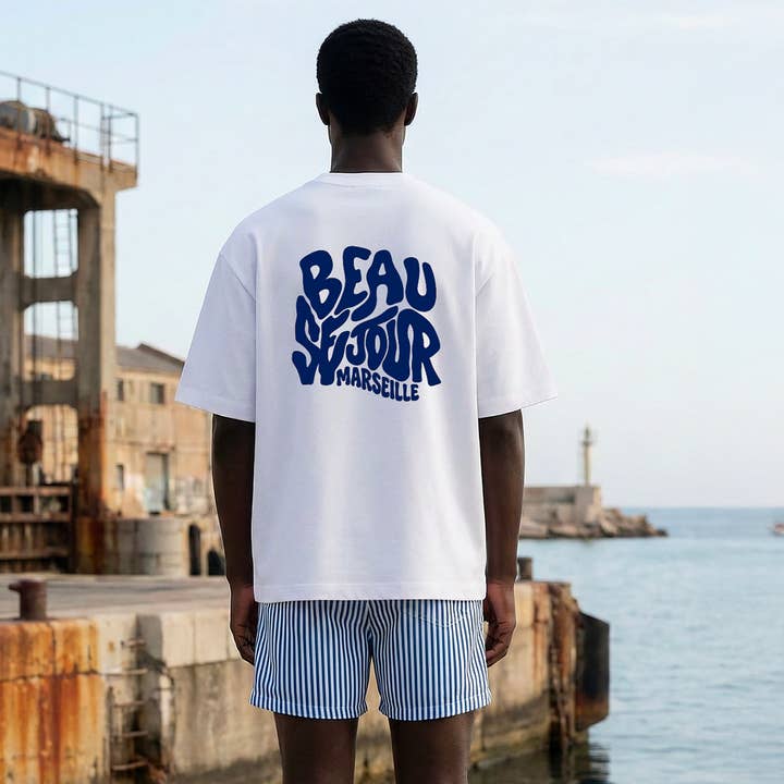 T-shirt Marseille voor wholesale door Beausejour France