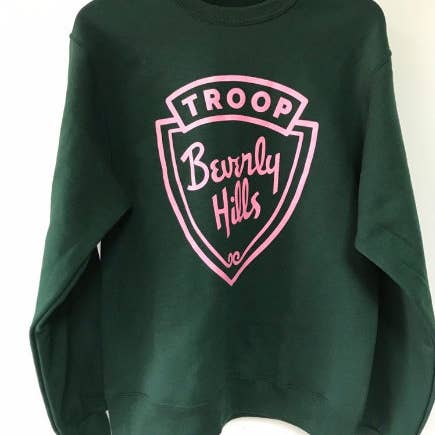 Troop Beverly Hills Phyllis Nefler Pink Green Sweatshirt for wholesale by TheKingShirt