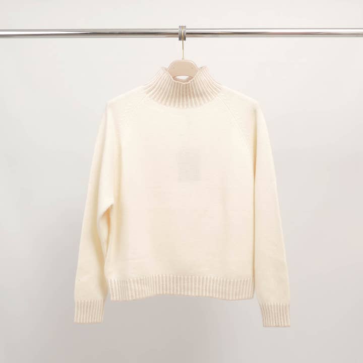 Cecile Wang - Wholesale Knit Sweater - Women's - Wool turtleneck sweater HYL18116