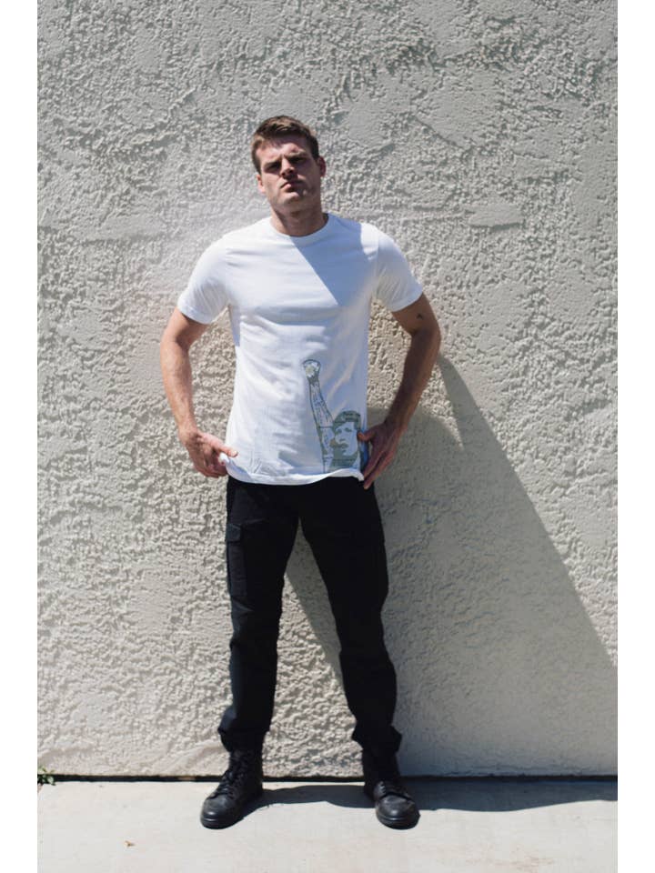 White Revolution T-Shirt for wholesale on Faire1