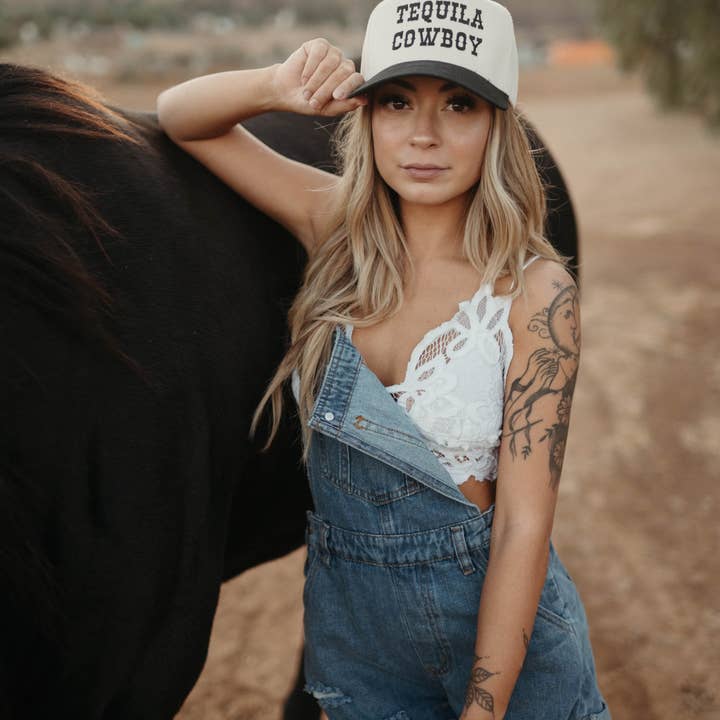 Electric label – wholesale Truckerkeps – Unisex – Tequila Cowboy Canvas hatt
