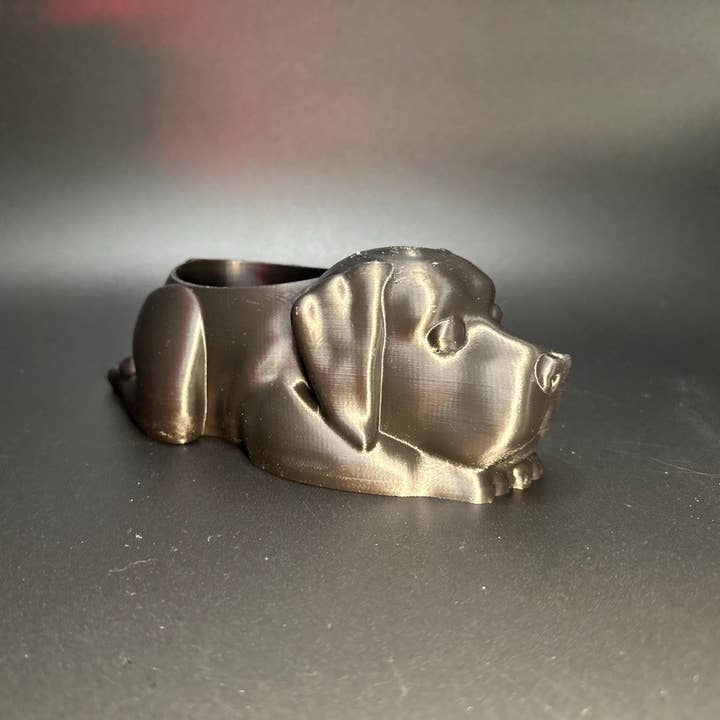 <3 Studio – wholesale Plant pot – Unique Planter: Black Labrador Planter - Succulent Pot, Black Lab Gifts3