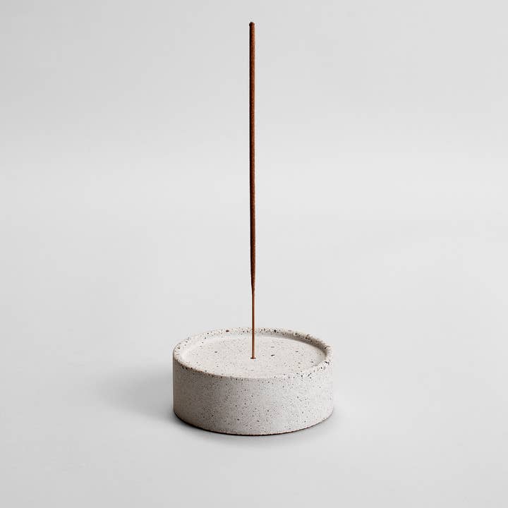 Straciatella Concrete Incense Holder | Incense Burner for wholesale by ZOA concept