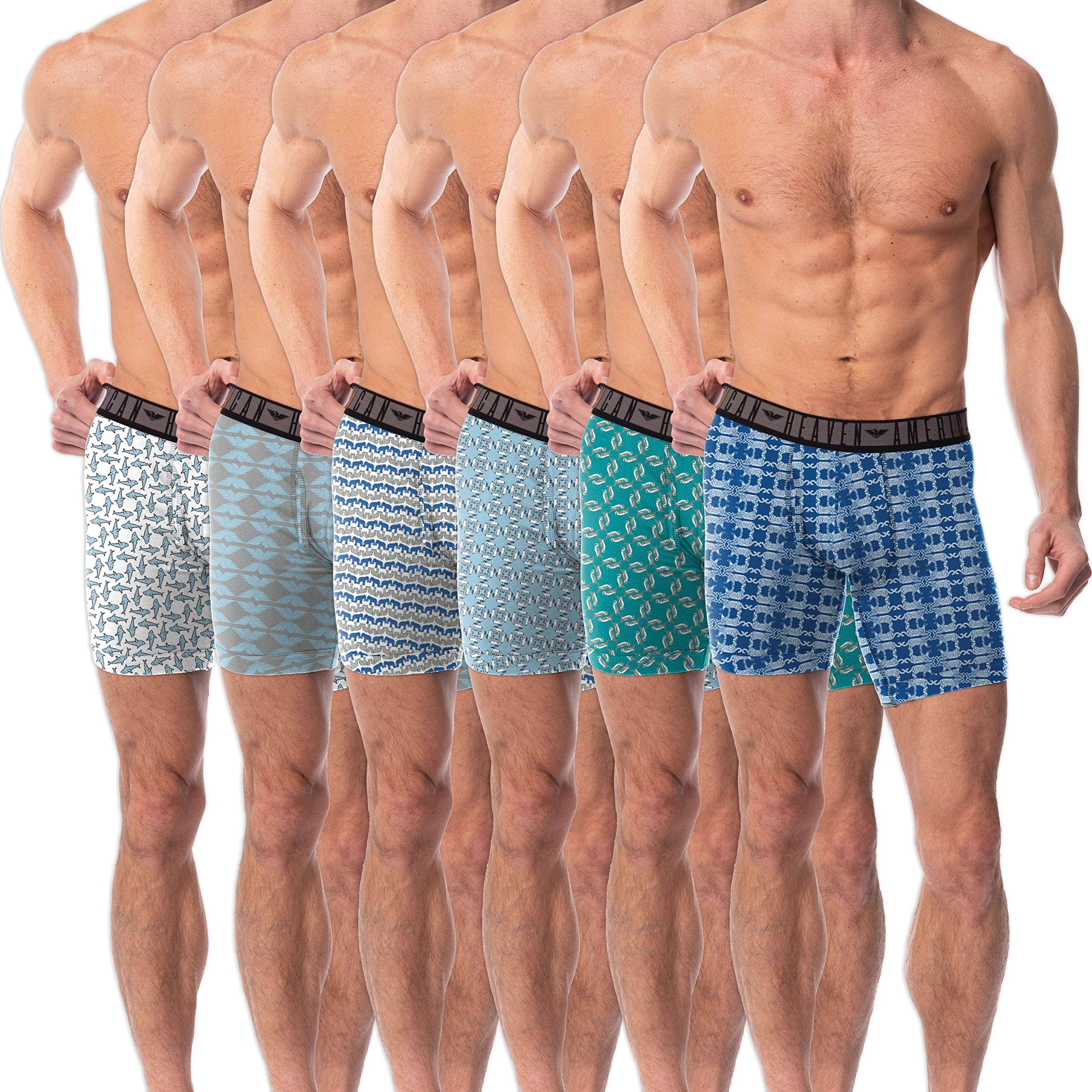 I-Wear Brands - Wholesale Underwear - Men's - 6 Pack Men's Ultra Soft Flex Fitted Boxer Brief3