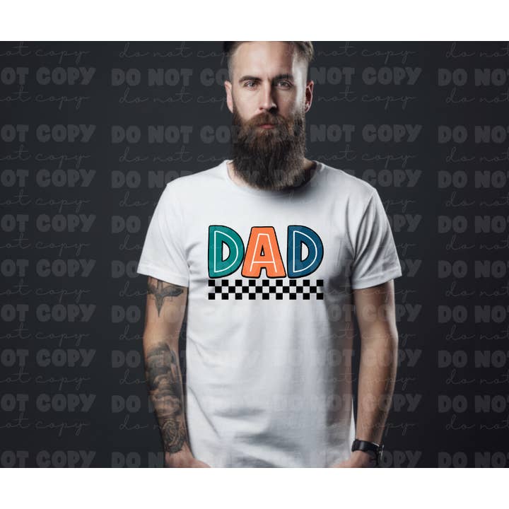 5815 - Papa geruite *DTF Transfer voor wholesale door It's Transfer Time