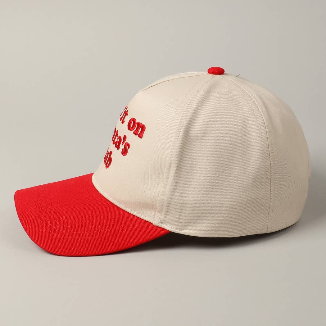 Fashion City - Wholesale Trucker Hat - Unisex - Put It On Santa's Tab Embroidery Two-Tone Hat10