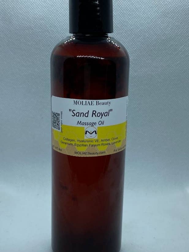 ⭐ Óleo de massagem “Sand Royal” - Ácido Hialurônico de Colágeno, Lavend por atacado de MOLIAE Beauty LLC