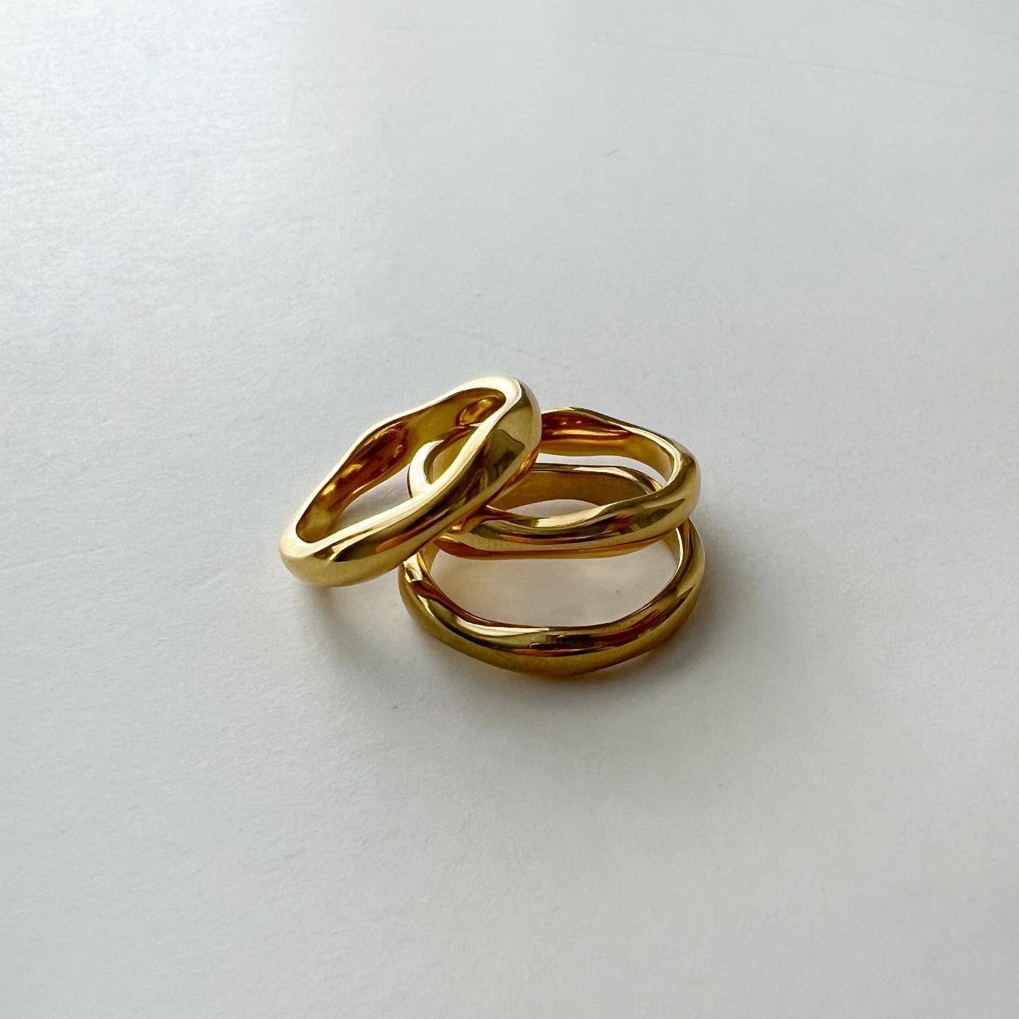 JESSA Jewelry - Wholesale Band/Stacked Ring - Wave Ring