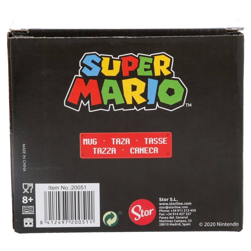 Stor - Wholesale Coffee Mug - 325 ml Ceramic Mug in Gift Box Super Mario2