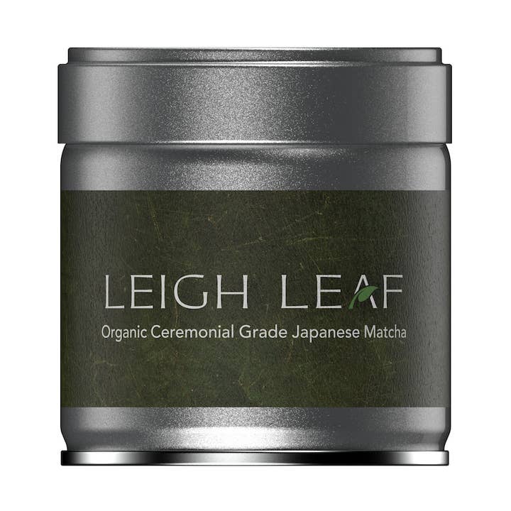 Premium Organic Ceremonial Grade Matcha - 30g Tin for wholesale by Leigh Leaf