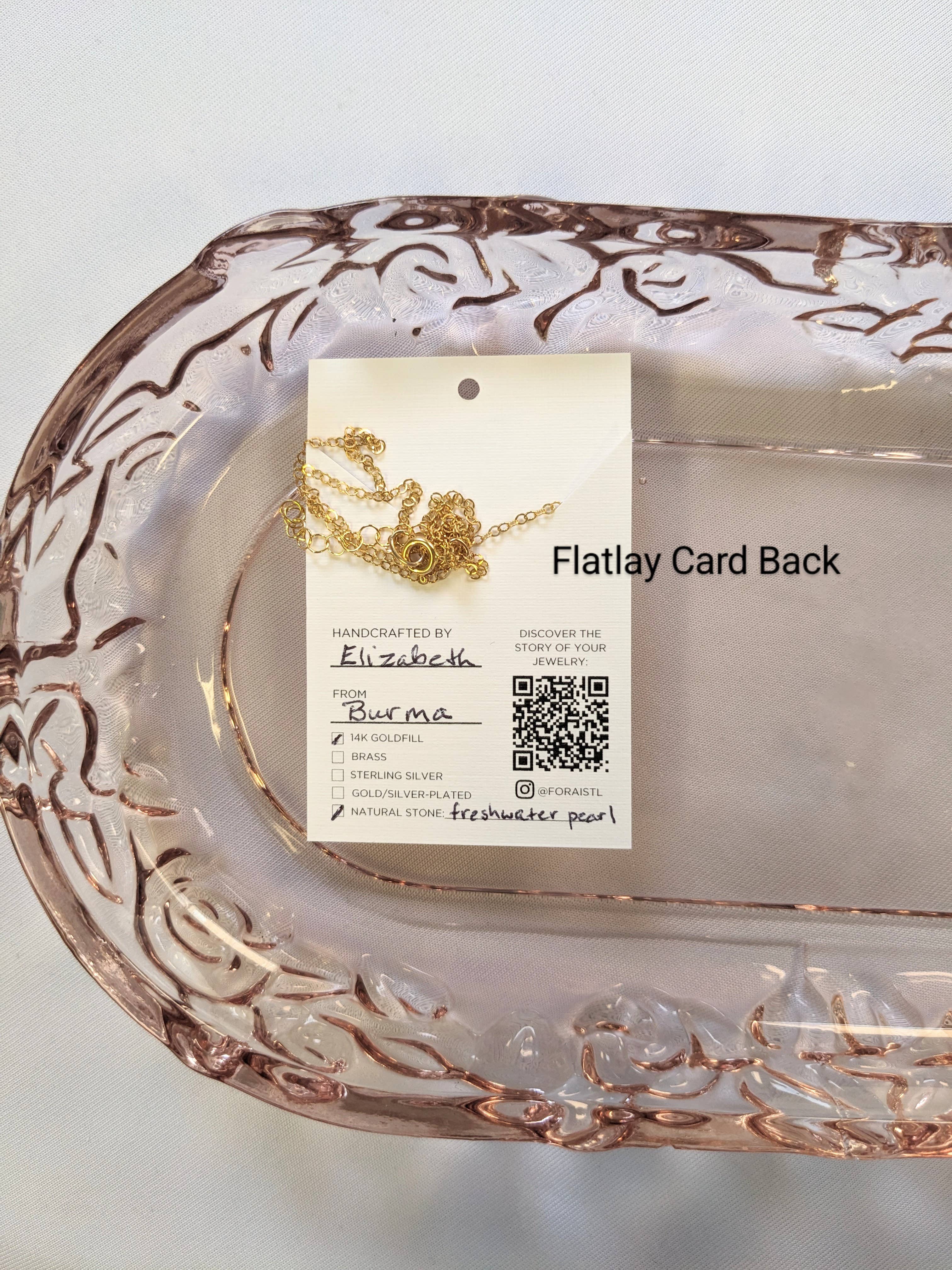 Forai - Vente Colliers à pendentif - Collier de perles Leeda en or 14 carats rempli7