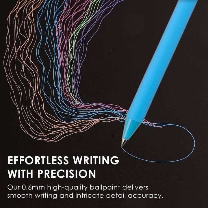 Grabie - Wholesale Pen - Retractable Colorflow Acrylic Gel Pen Set of 123