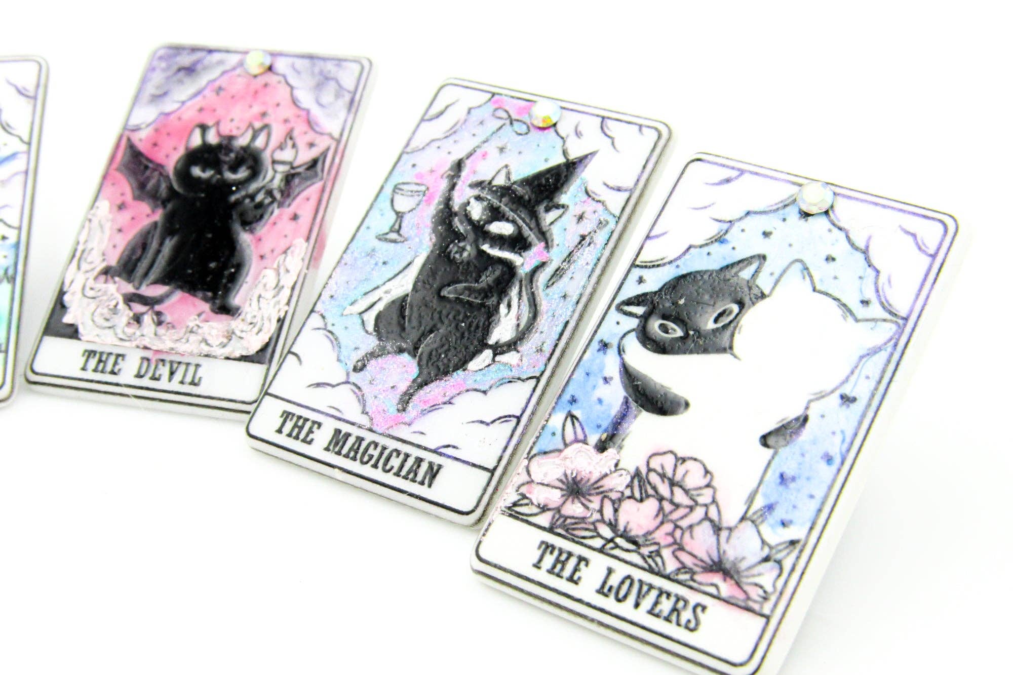 Oh, Heart! - Wholesale Lapel Pin/Button - Cute Cat Tarot Pin4