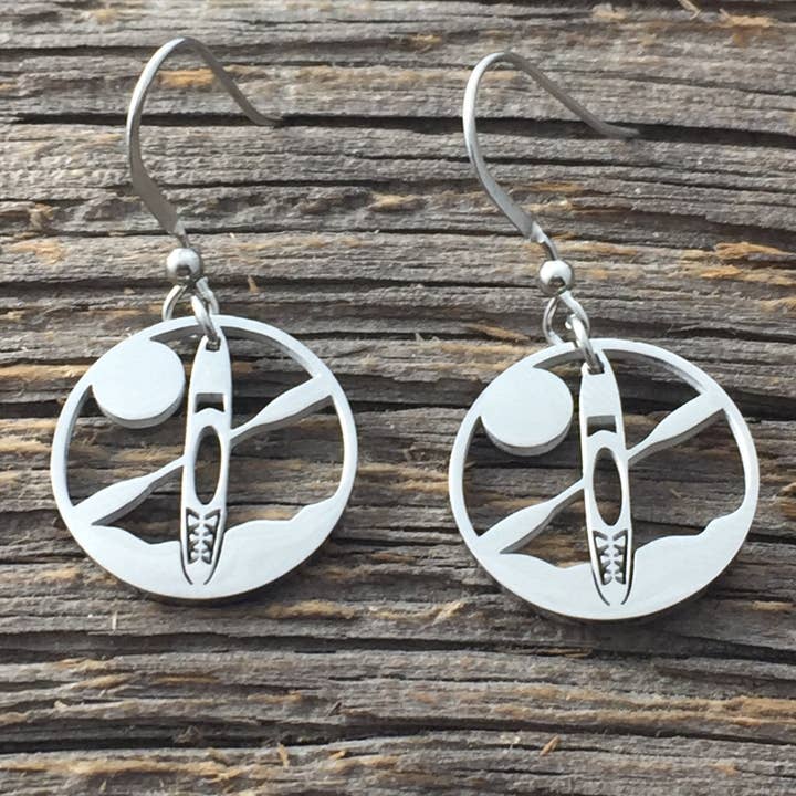 Kajak örhängen, 2 stilar för wholesale av Be Inspired UP