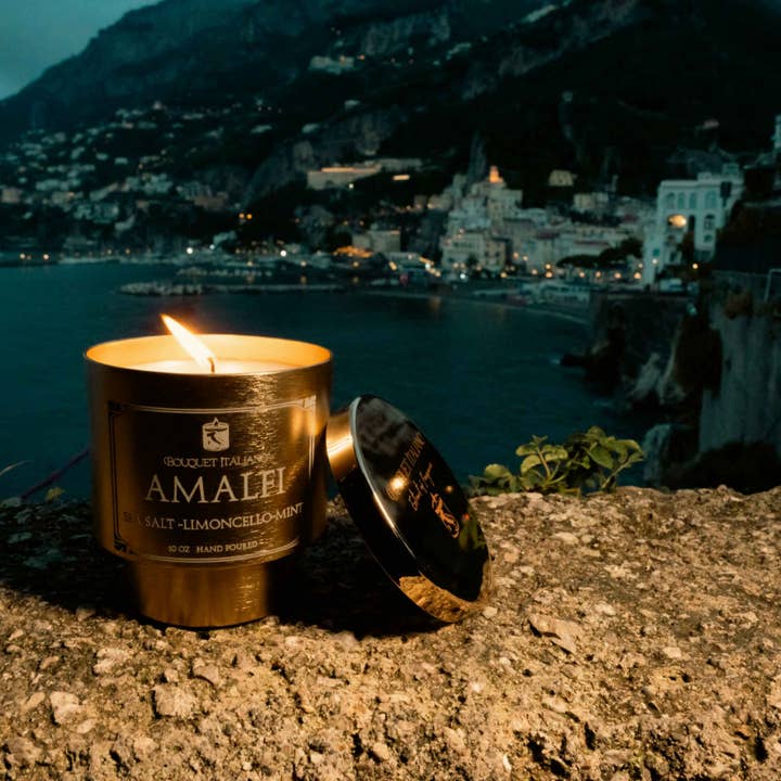 BouquetItaliano – wholesale Jar/filled candle – Amalfi Luxury Scented Candle – Italian Coastal Inspired9