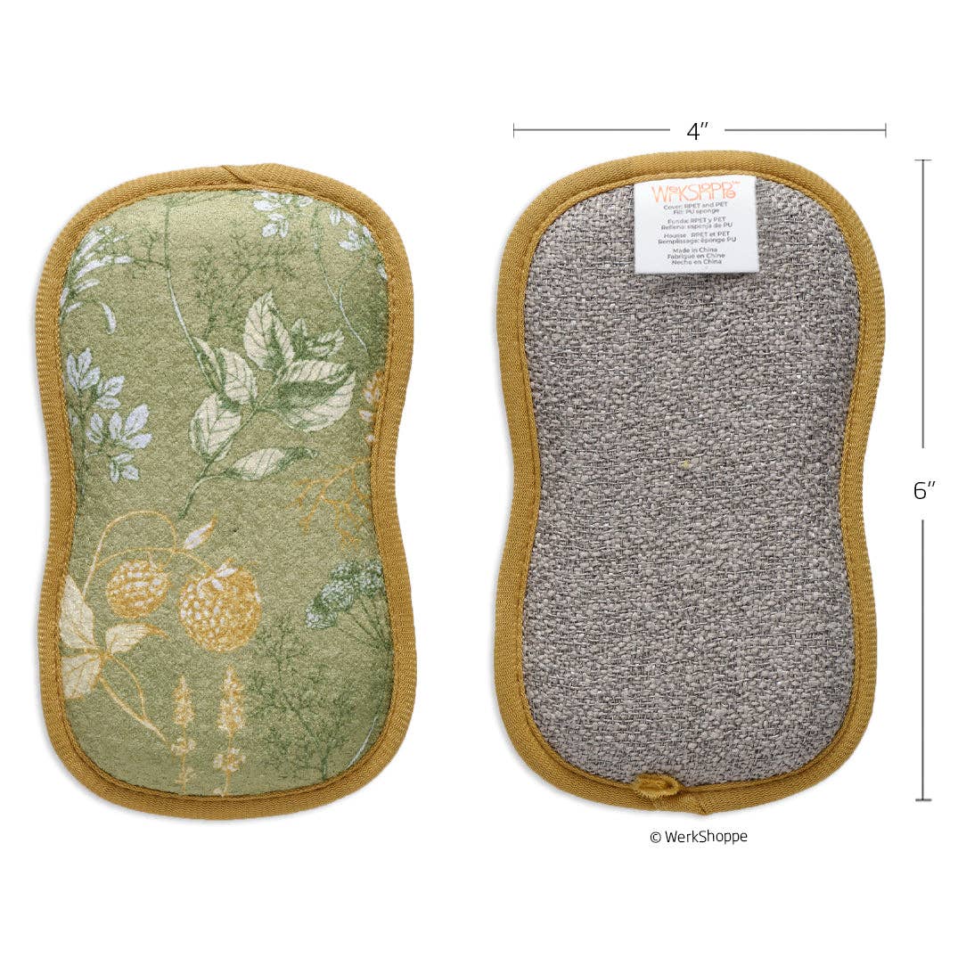 WerkShoppe - Wholesale Cleaning Sponge - Kitchen Herbs Scrubbie Set6
