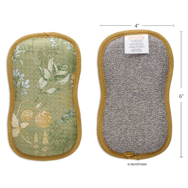 WerkShoppe - Wholesale Cleaning Sponge - Kitchen Herbs Scrubbie Set6