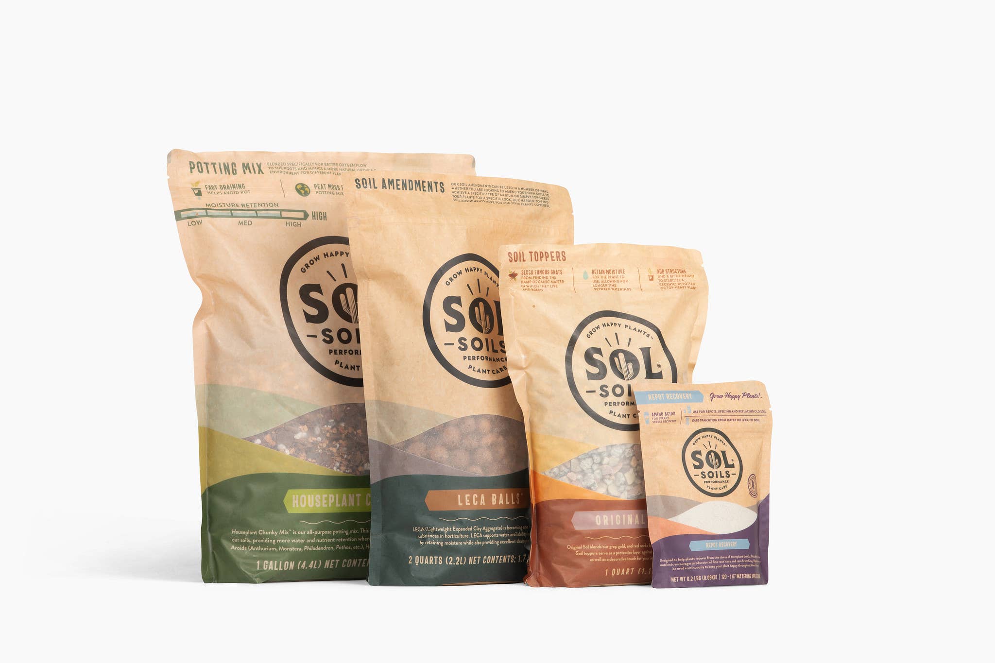 Sol Soils - Vente Terreau de plantation/rempotage - Mélange de terre (2 pintes) pour plantes d'intérieur (mélange aride/tropical)13