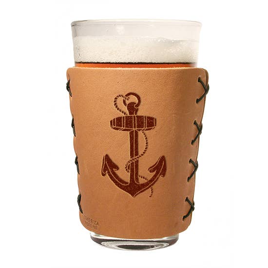 Oowee Products - Wholesale Drinking Glass/Cup - Retail Ready Pick-A-Logo Leather Pint Glass Sleeve and Box4