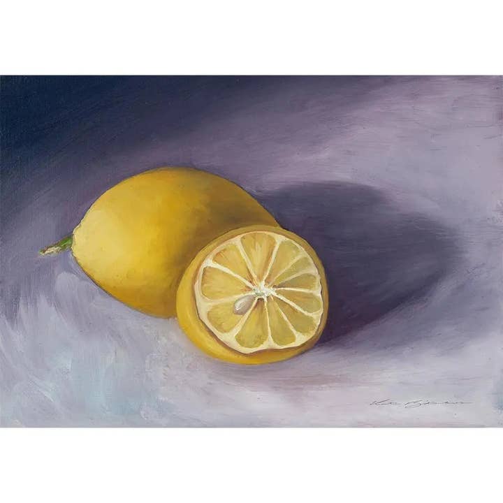 SLICED LEMON | Kunstdruck für den Großhandel von Kate Bitsakos Studio