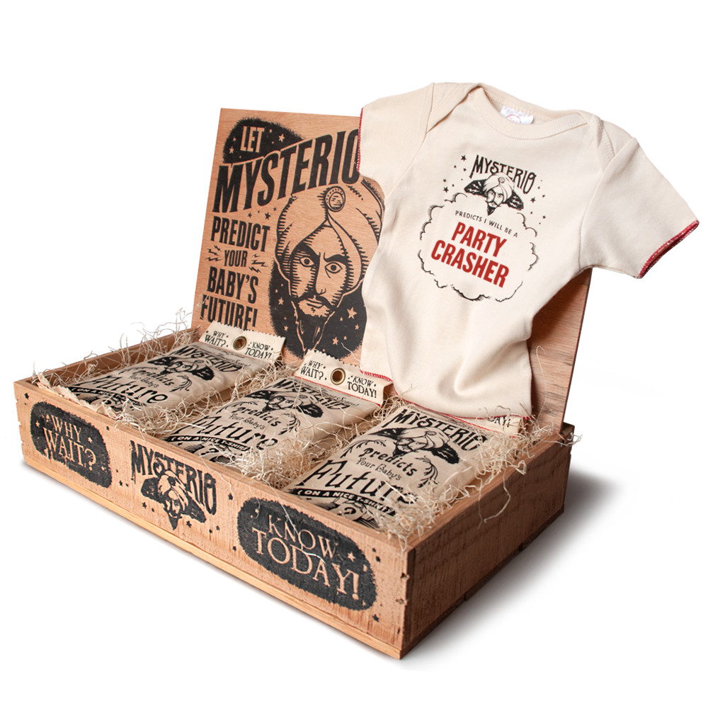 Wry Baby - Wholesale Retailer Display - Kids & Baby - Mysterio's Wooden Crate Retail Display | Baby Clothing1