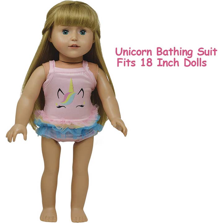 The New York Doll Collection - Wholesale Doll Clothing - Kids - 18 Inch Doll Unicorn Clothes Dresses and Pajamas Outfit Set3