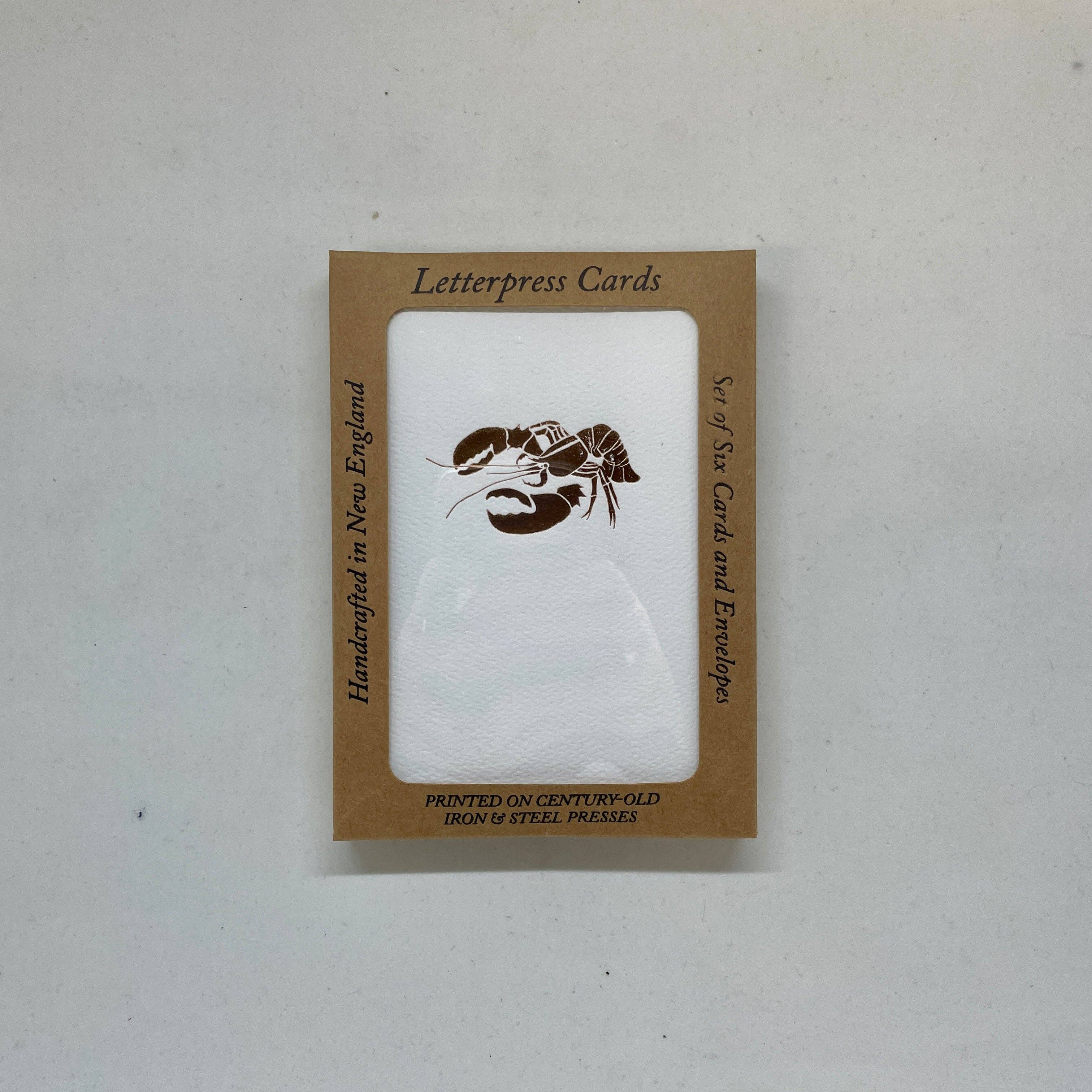 Big Wheel Press - Vente Carte de vœux classique - Homard - Tampon en aluminium2