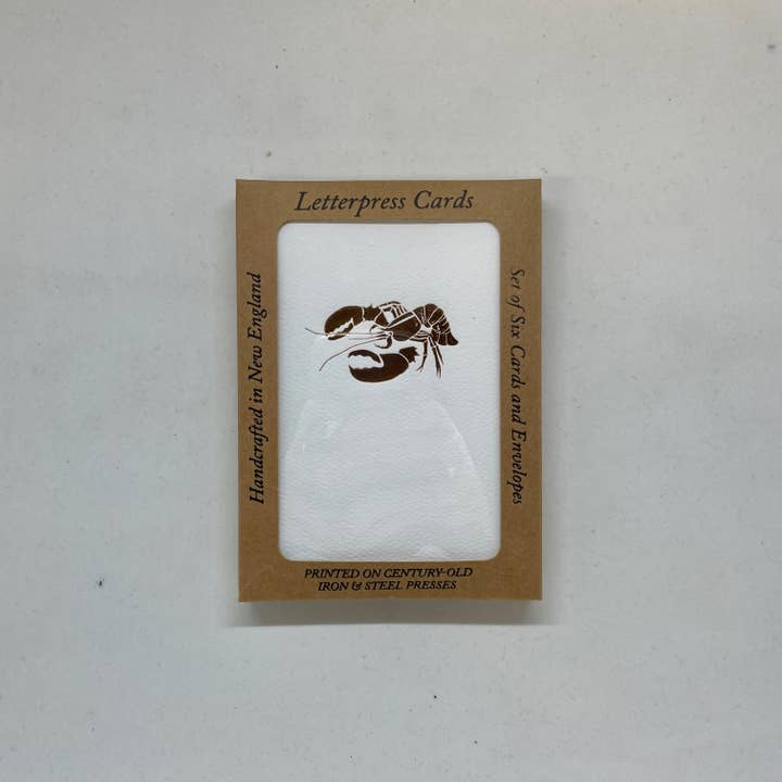Big Wheel Press - Vente Carte de vœux classique - Homard - Tampon en aluminium2