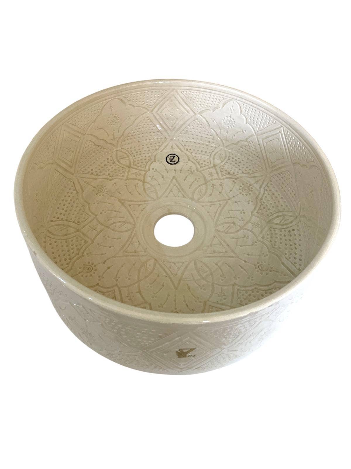 Zayti L.T.D.M - Wholesale Bathroom Accessory Set - Ivory Ceramic Basin 40x15 cm + Matching Glass4