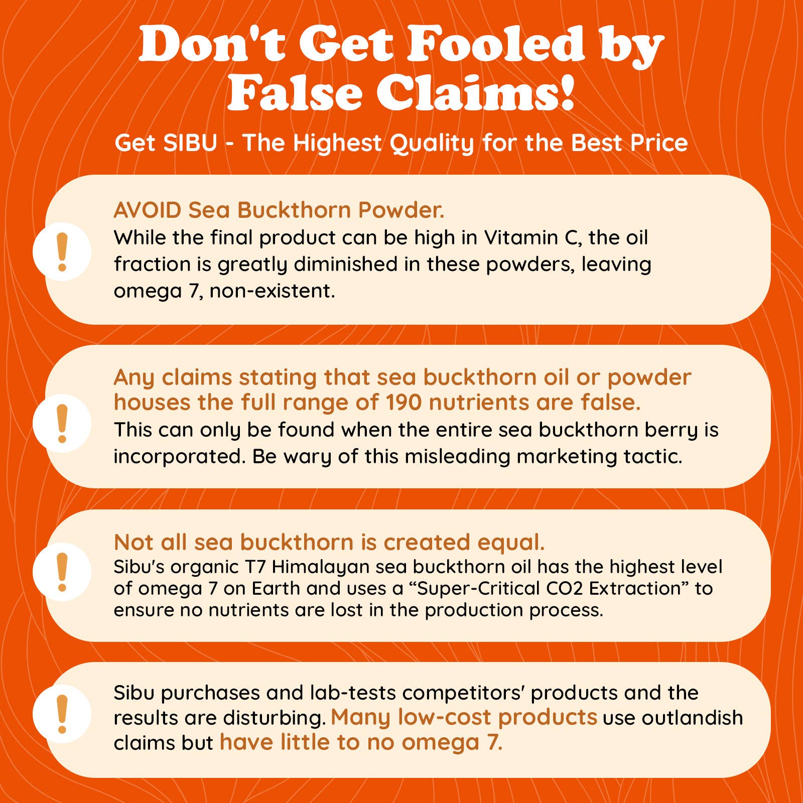 SIBU - Wholesale Voedingssupplement/vitamine - Omega-7 Pure: 100% Gepureerde Zee-bes (Duindoorn)4