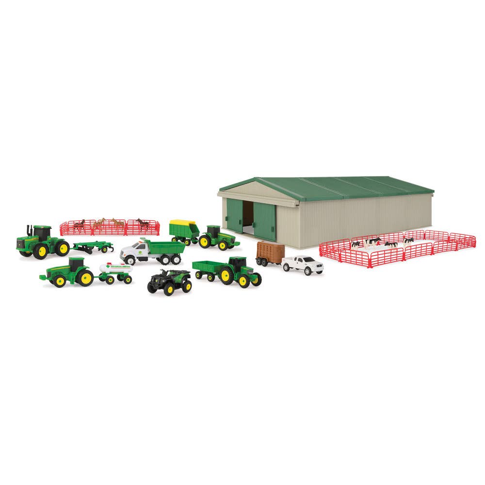TOMY - Wholesale Toy Set - Kids - TOMY John Deere 70 Piece Farm Value Set0